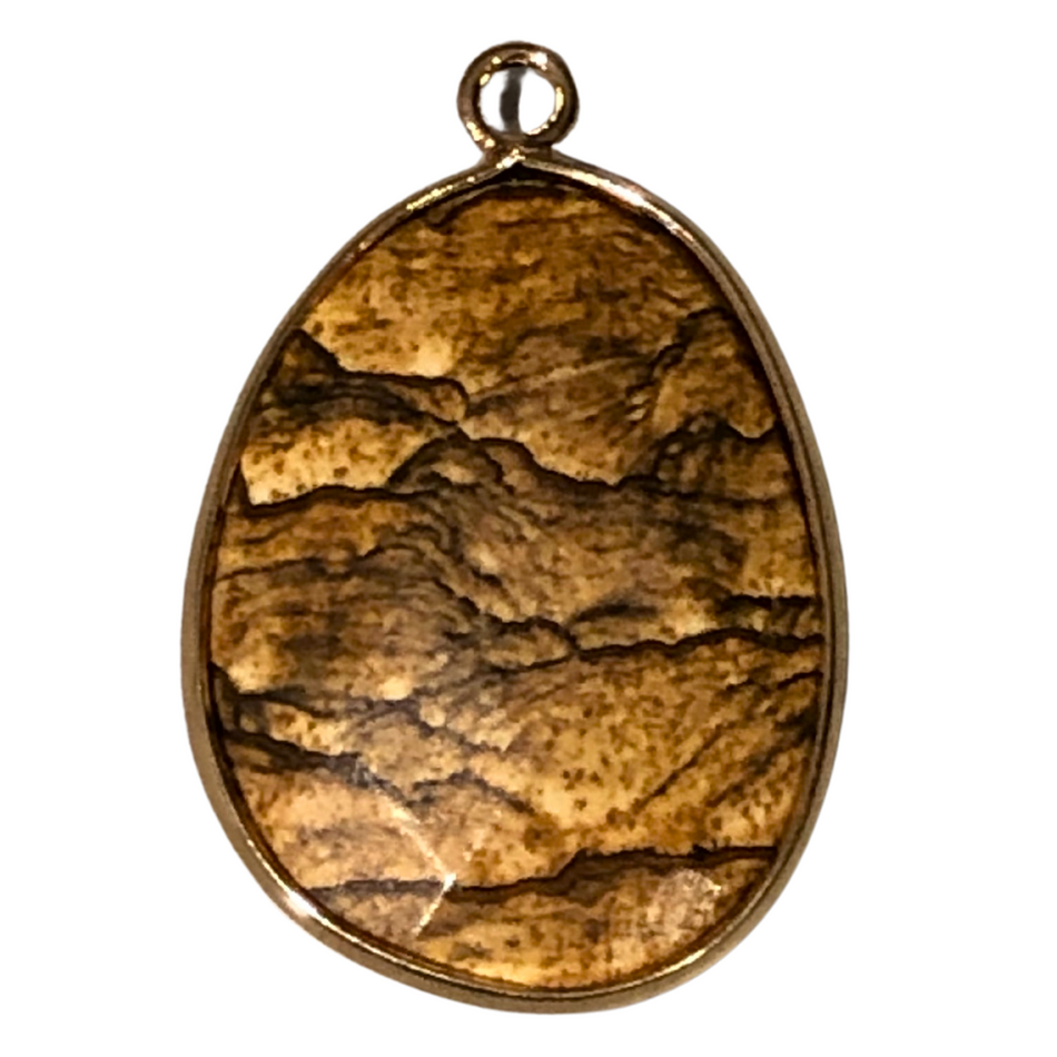 Picture Jasper Stone Pendant