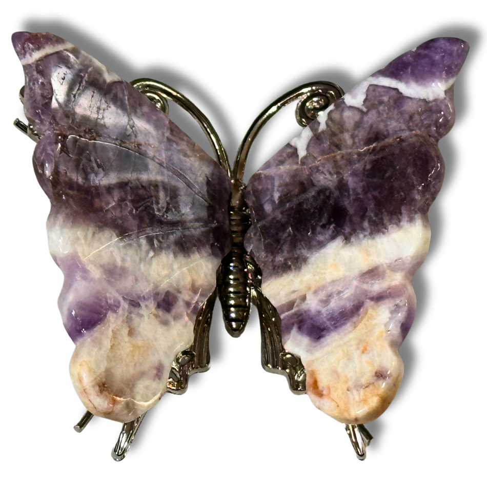 Dream Amethyst Butterfly Carving