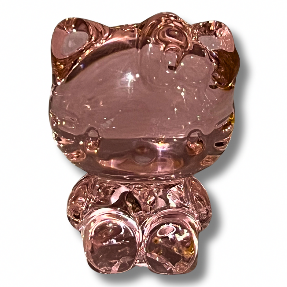 Pink Opalite Hello Kitty Carving (small)