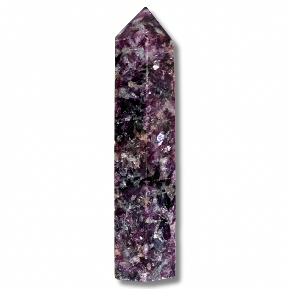 Lepidolite Crystal Tower