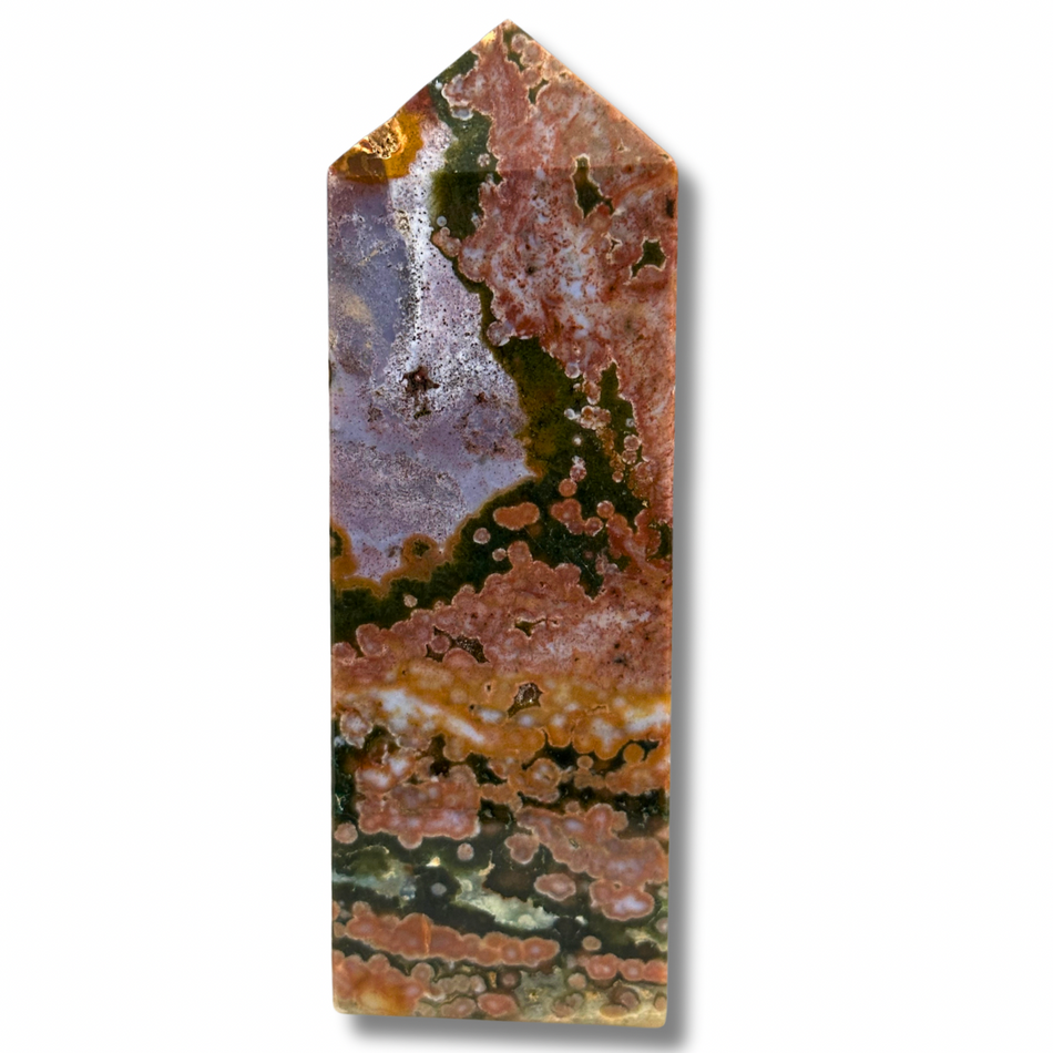 Ocean Jasper Crystal Tower