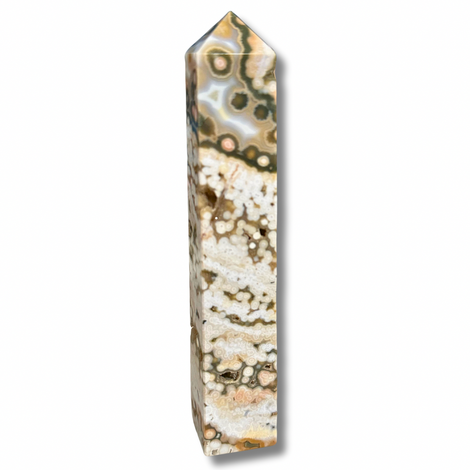 Ocean Jasper Crystal Tower