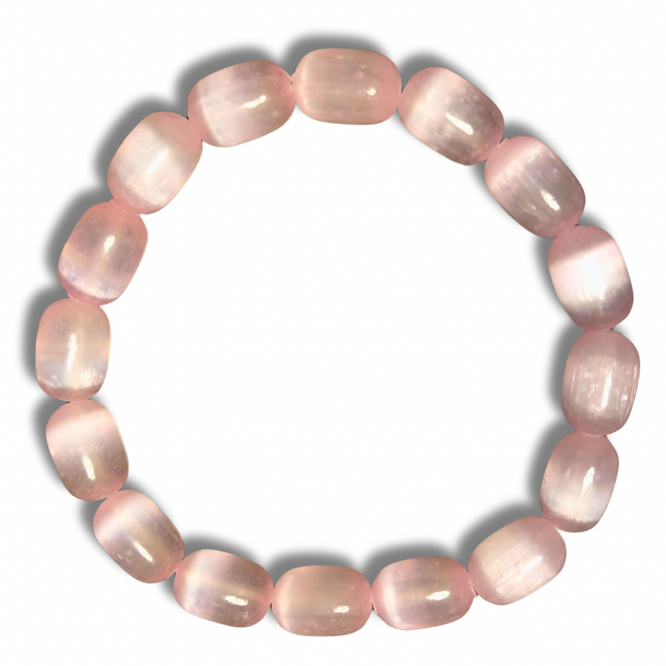 Pink Selenite Bracelet