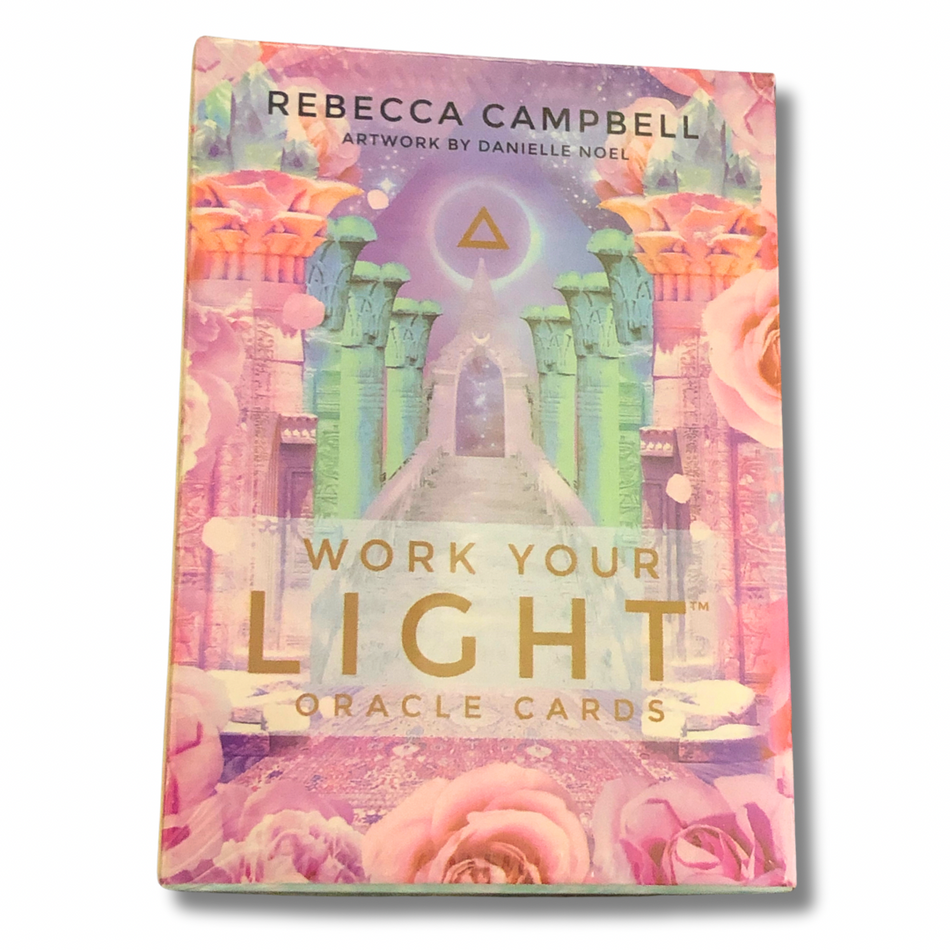 Work Your Light Oracle Cards By Rebecca Campbell (no guidebook included)