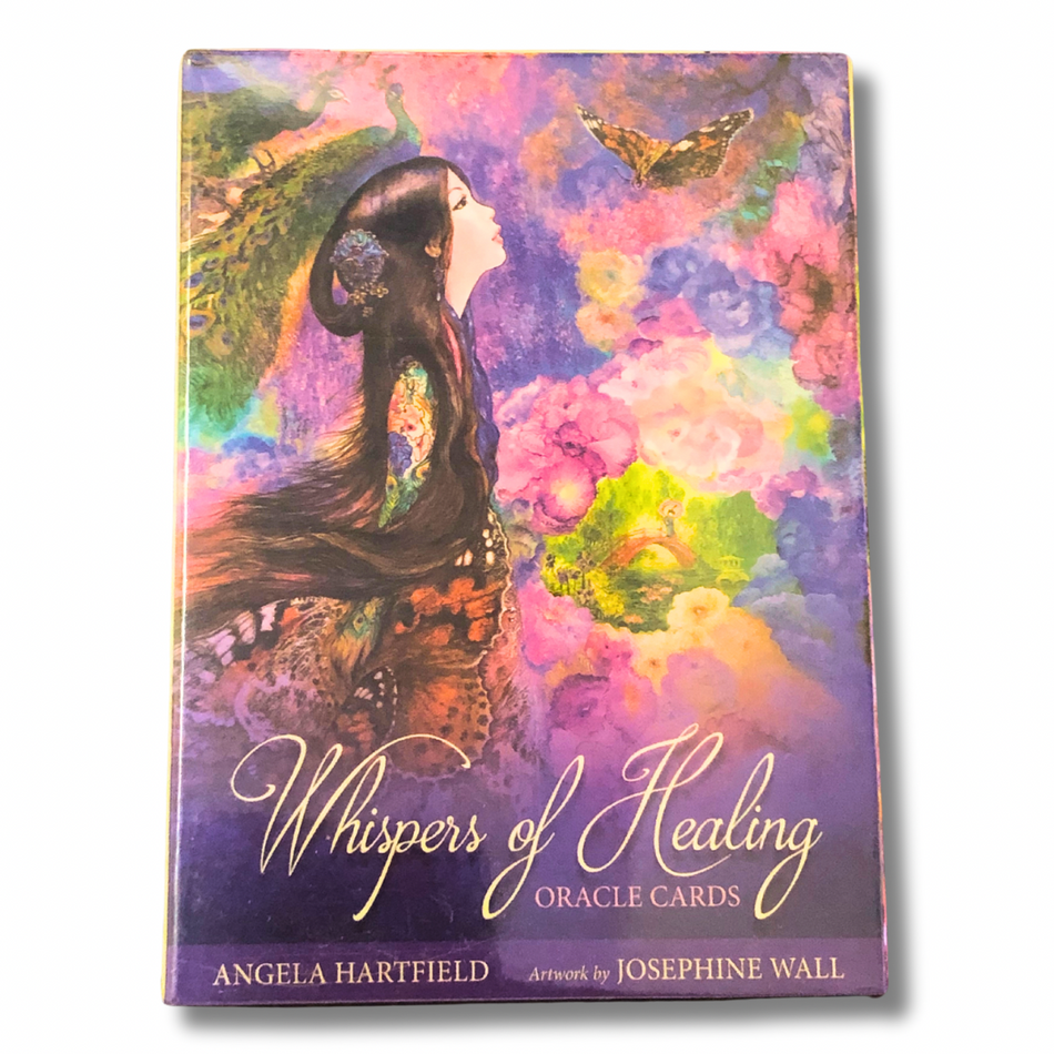 Whispers of Healing Oracle Cards By Angela Hartfield (no guidebook included)