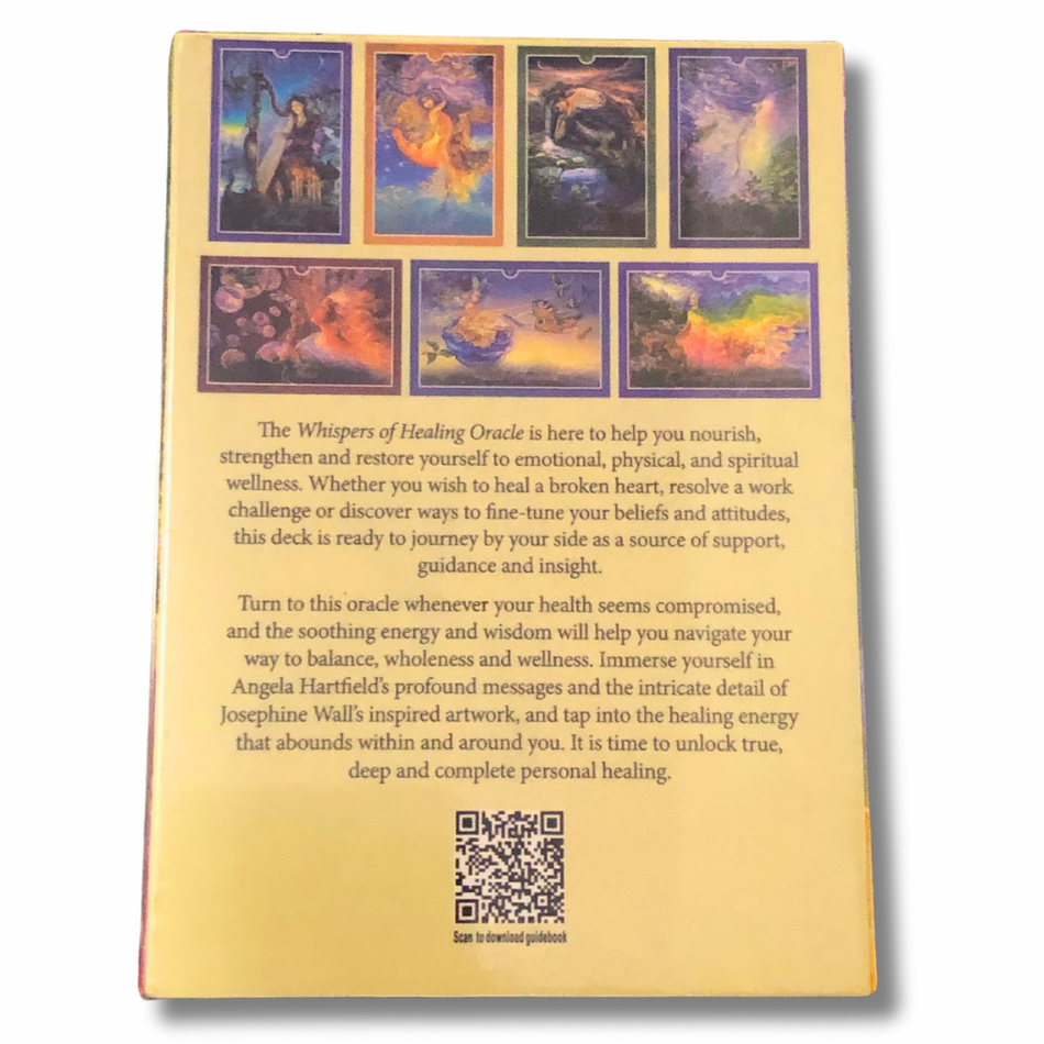 Whispers of Healing Oracle Cards By Angela Hartfield (no guidebook included)