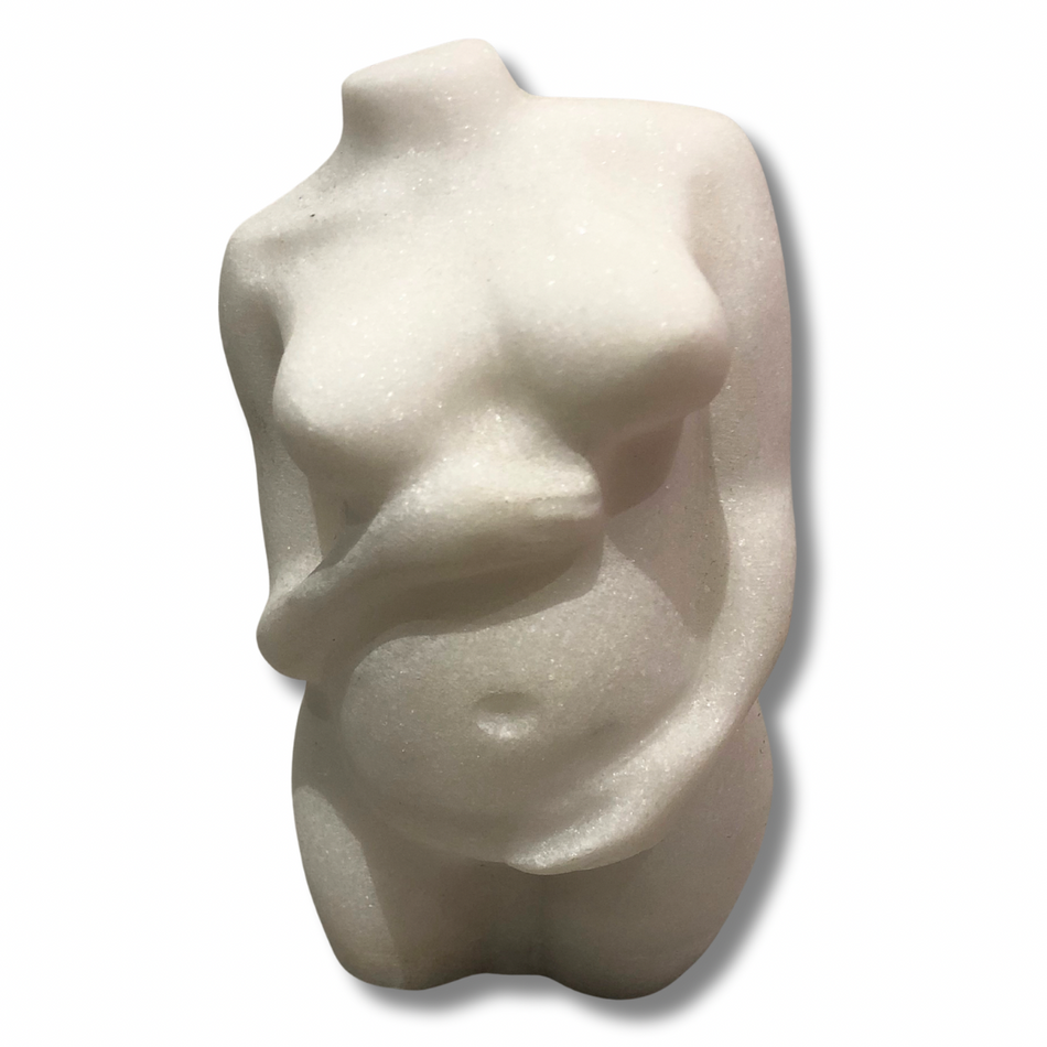 White Jade Pregnant Body (12cm approx in height, 1.5kg)