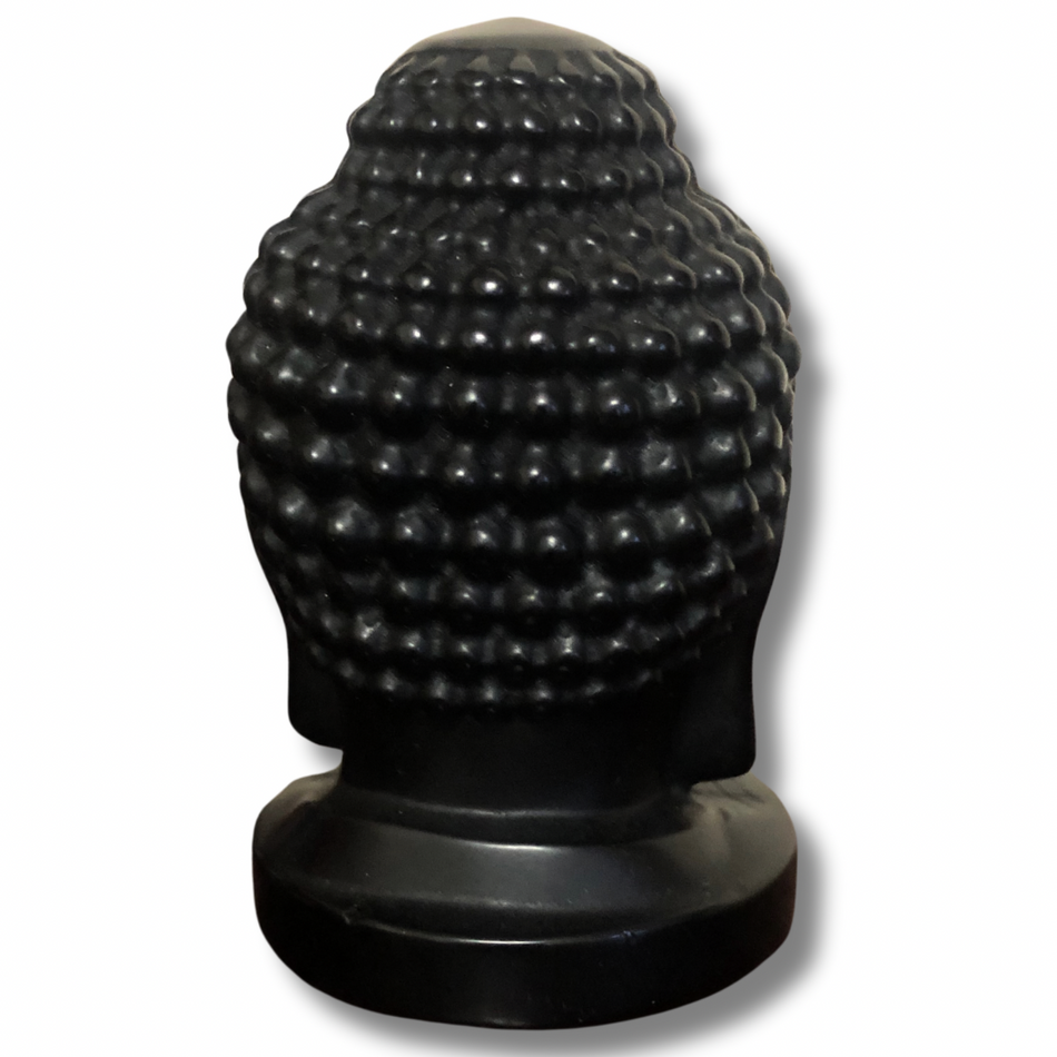 Black Obsidian Crystal Buddha Carving