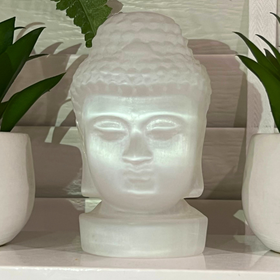 Selenite Buddha