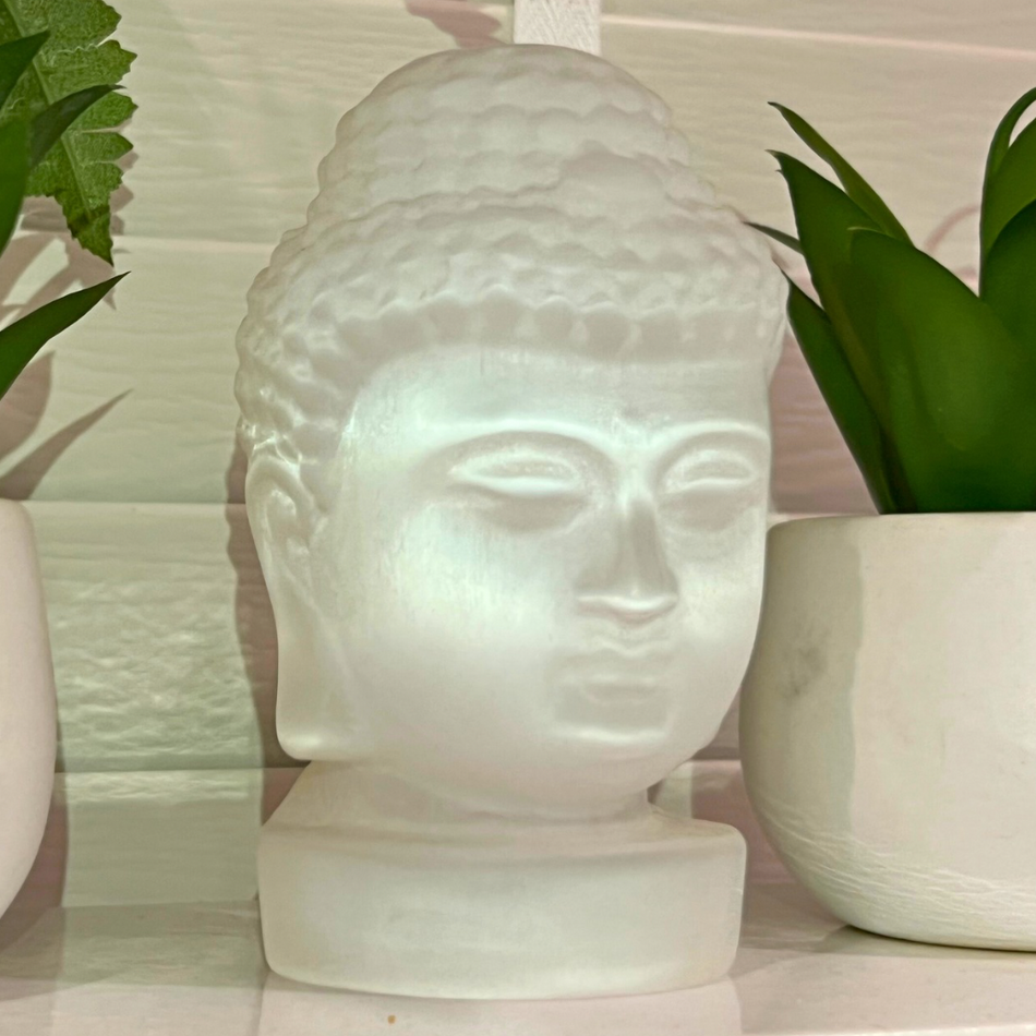 Selenite Buddha