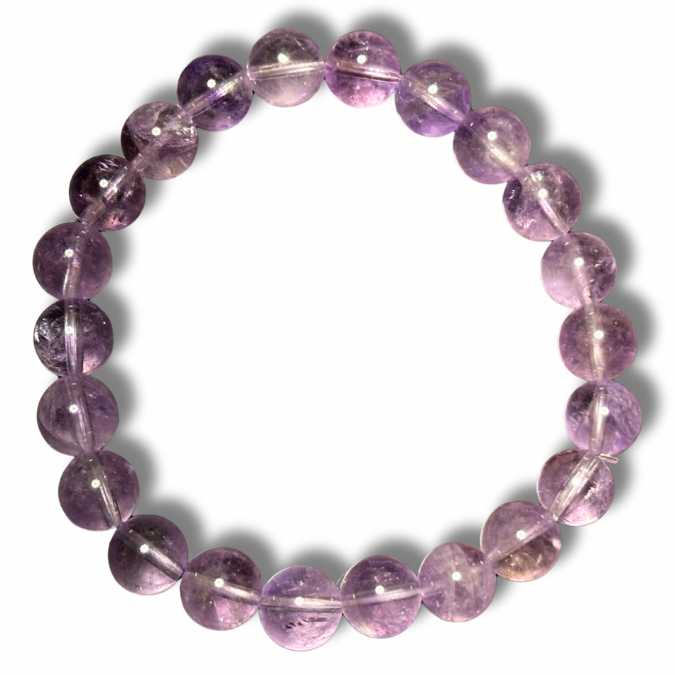 Lavender Amethyst Crystal Bracelet