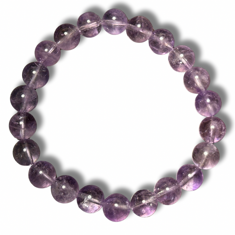 Lavender Amethyst Crystal Bracelet