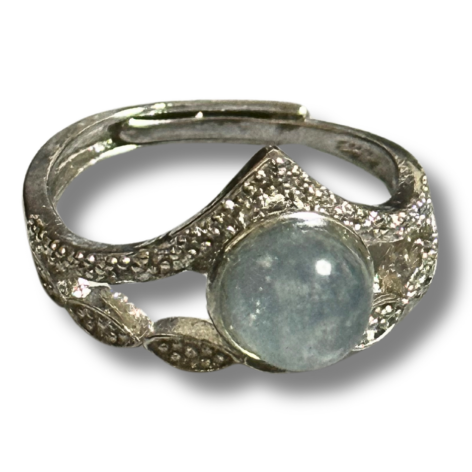 Aquamarine Adjustable Ring